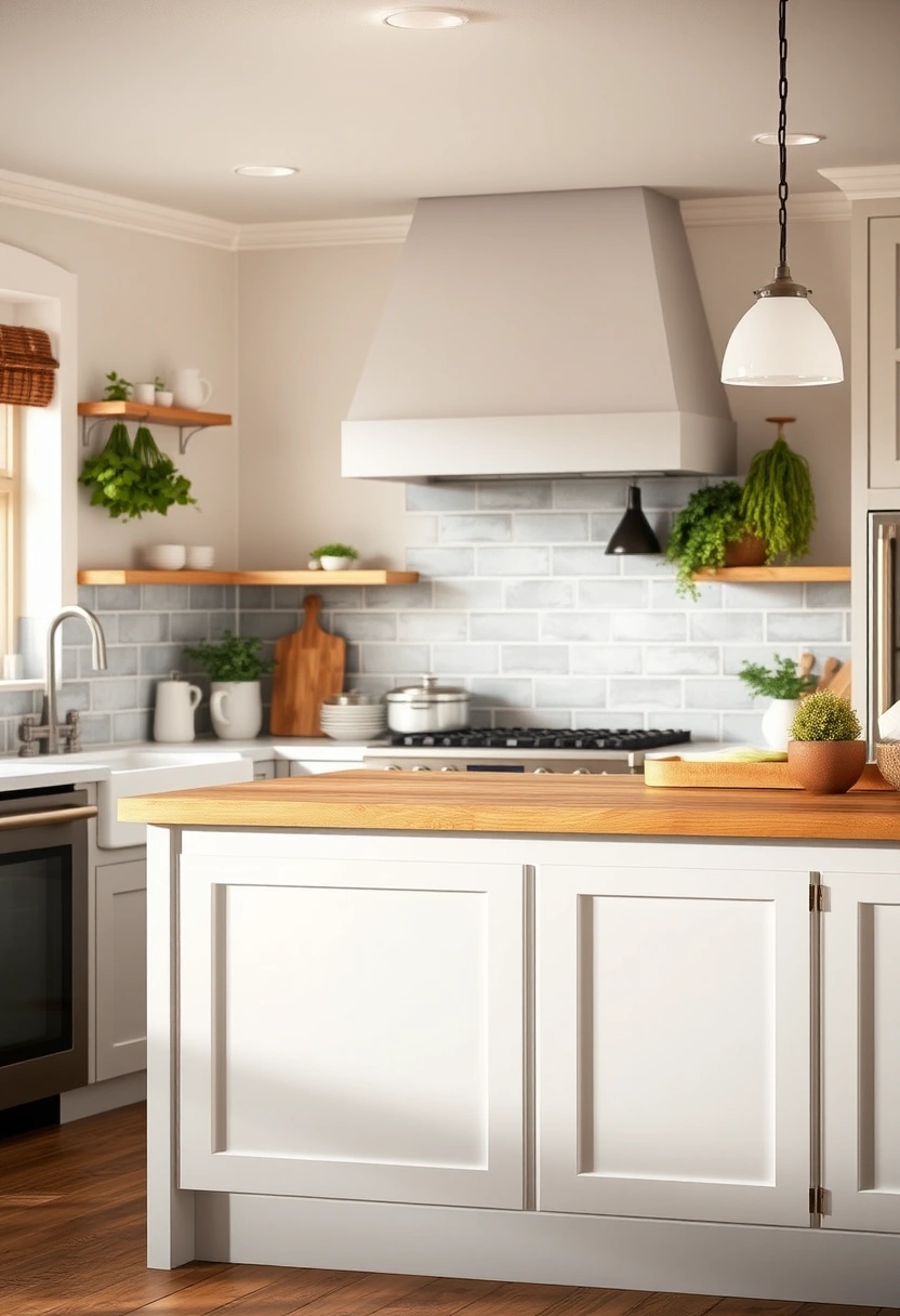 farmhouse kitchen backsplash ideas 8