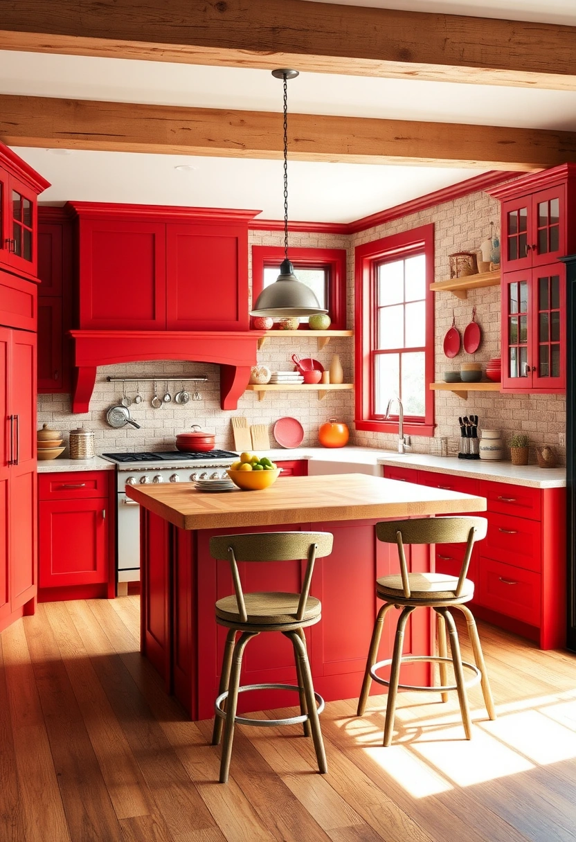 farmhouse kitchen cabinet ideas 7
