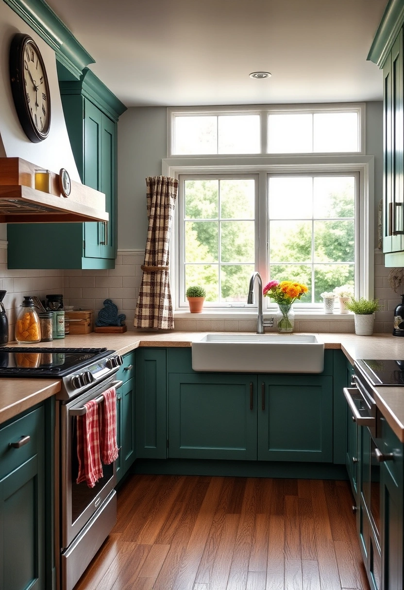farmhouse kitchen cabinet ideas 9