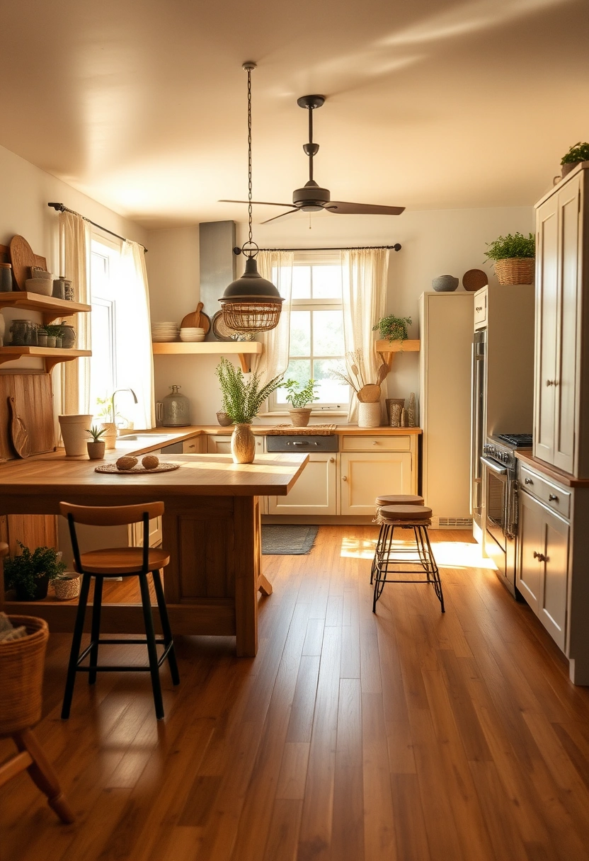 farmhouse kitchen flooring ideas 20