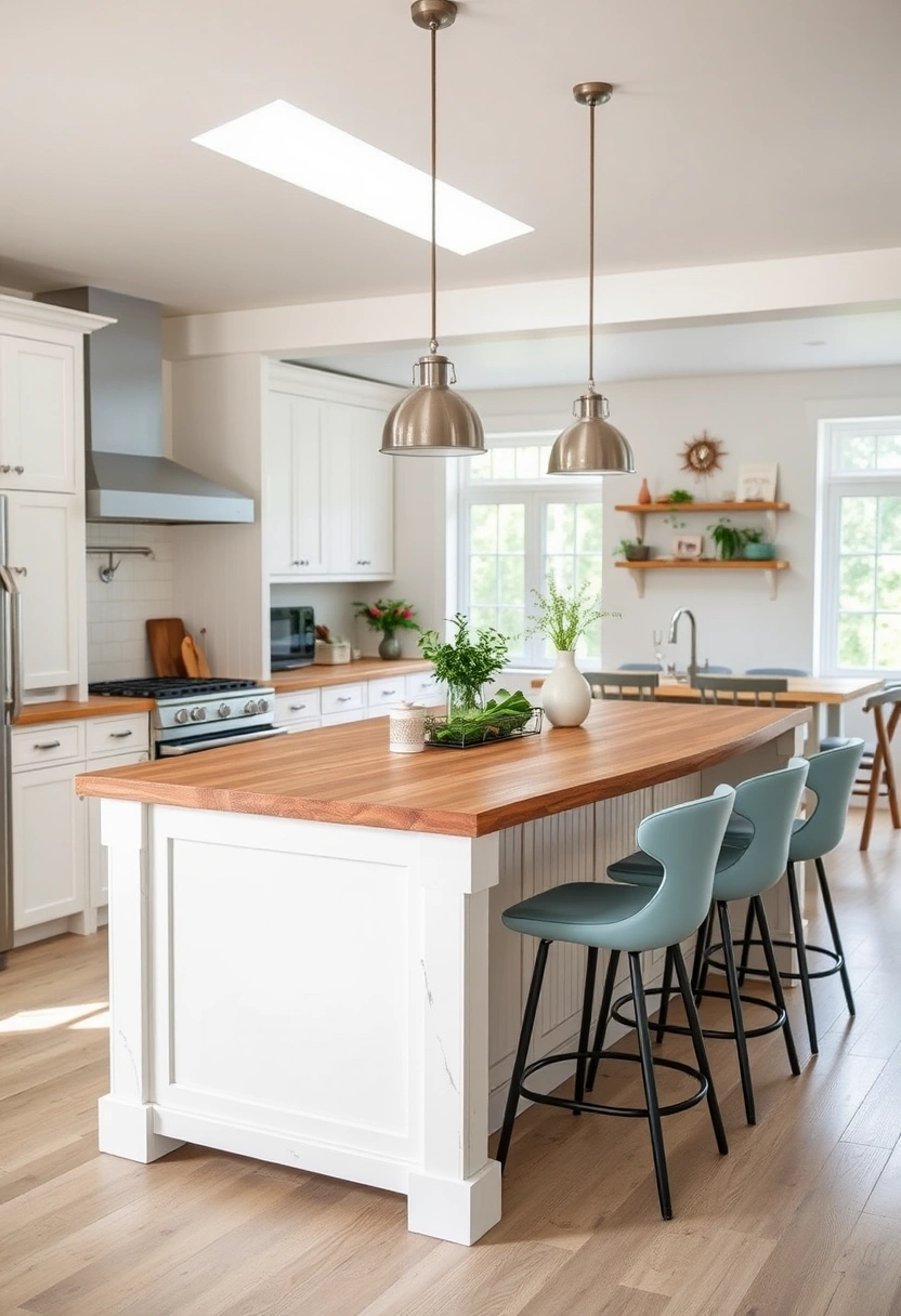 farmhouse kitchen island ideas 10