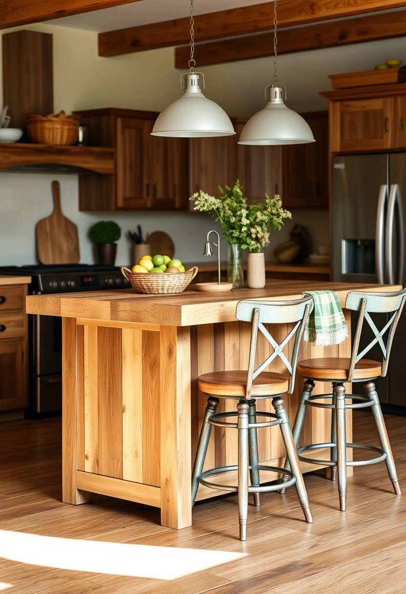 farmhouse kitchen island ideas 18
