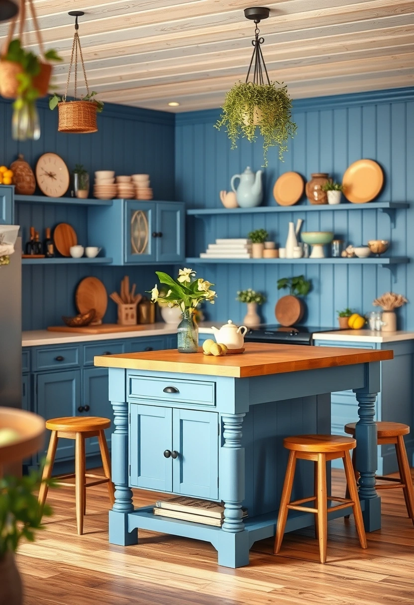 farmhouse kitchen island ideas 4