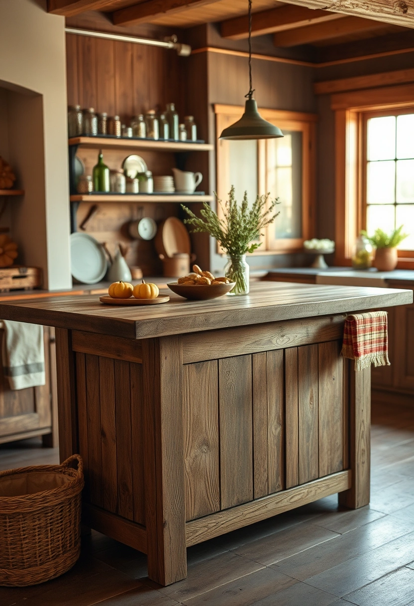 farmhouse kitchen island ideas 8