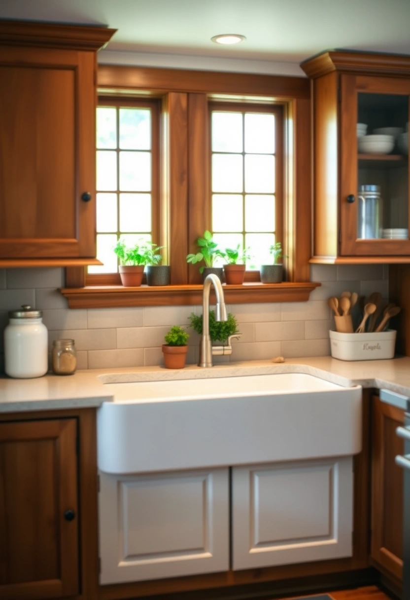 farmhouse kitchen sink ideas 19