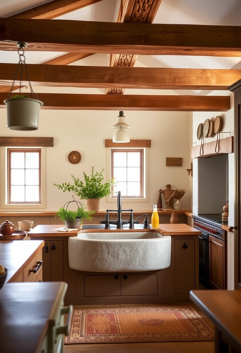 farmhouse kitchen sink ideas 8