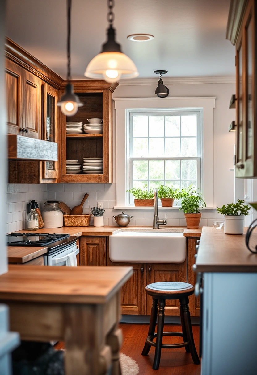 farmhouse small kitchen ideas 1
