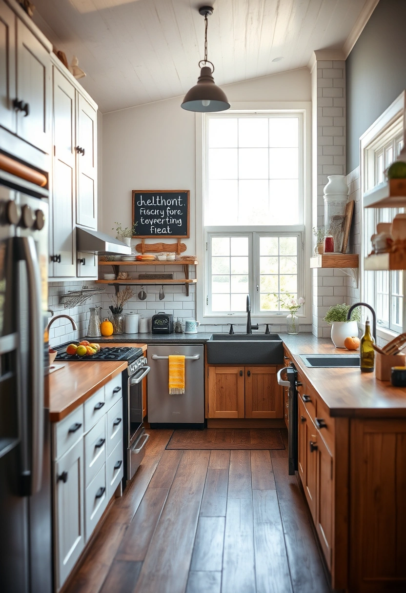 farmhouse small kitchen ideas 20