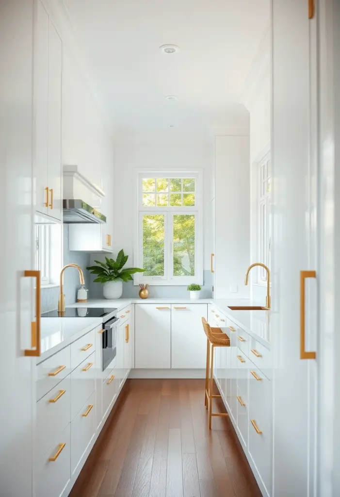 galley kitchen ideas narrow 1