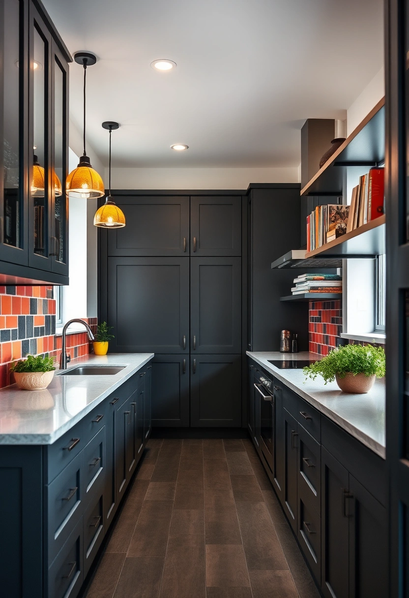 galley kitchen ideas narrow 19