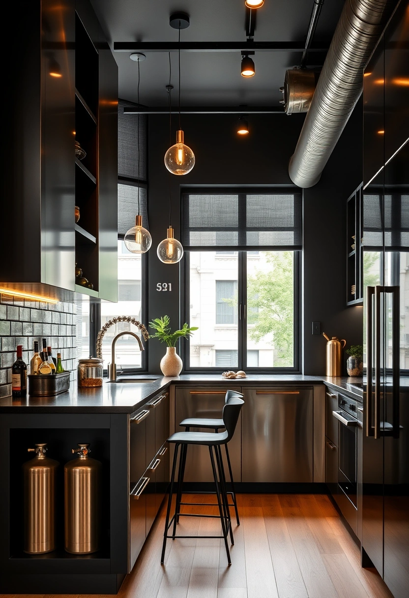 gas cylinder storage ideas in kitchen 7