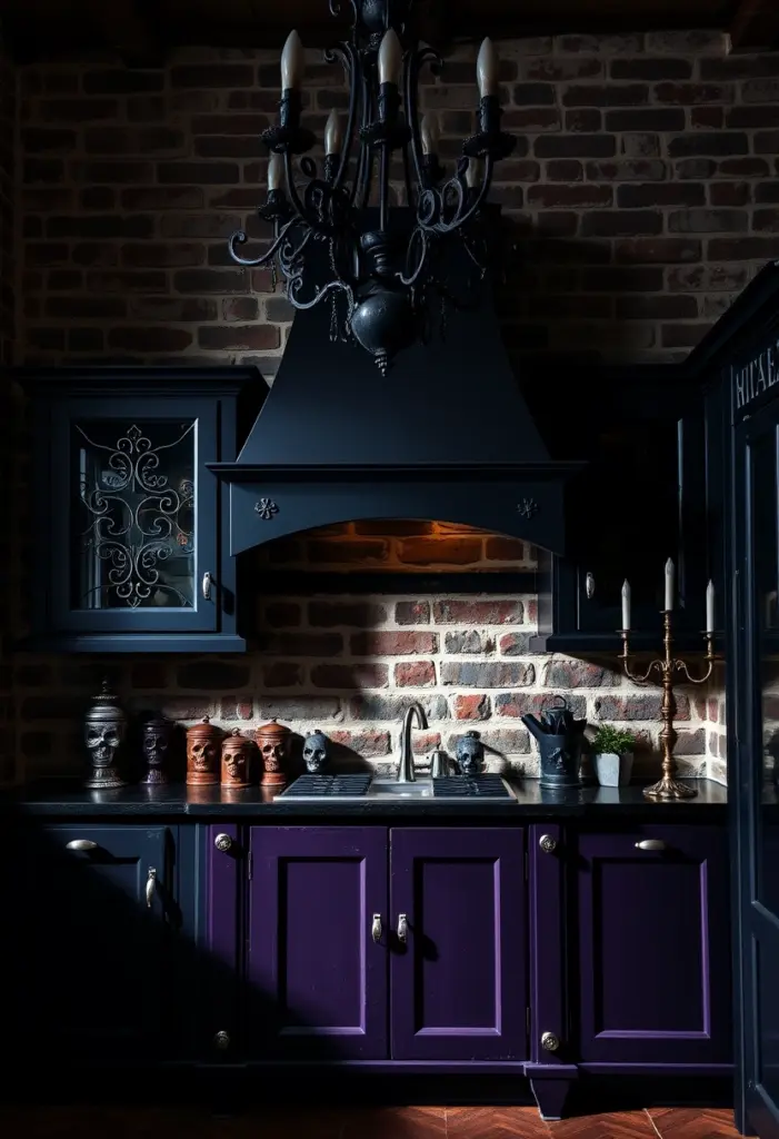 goth kitchen ideas 1