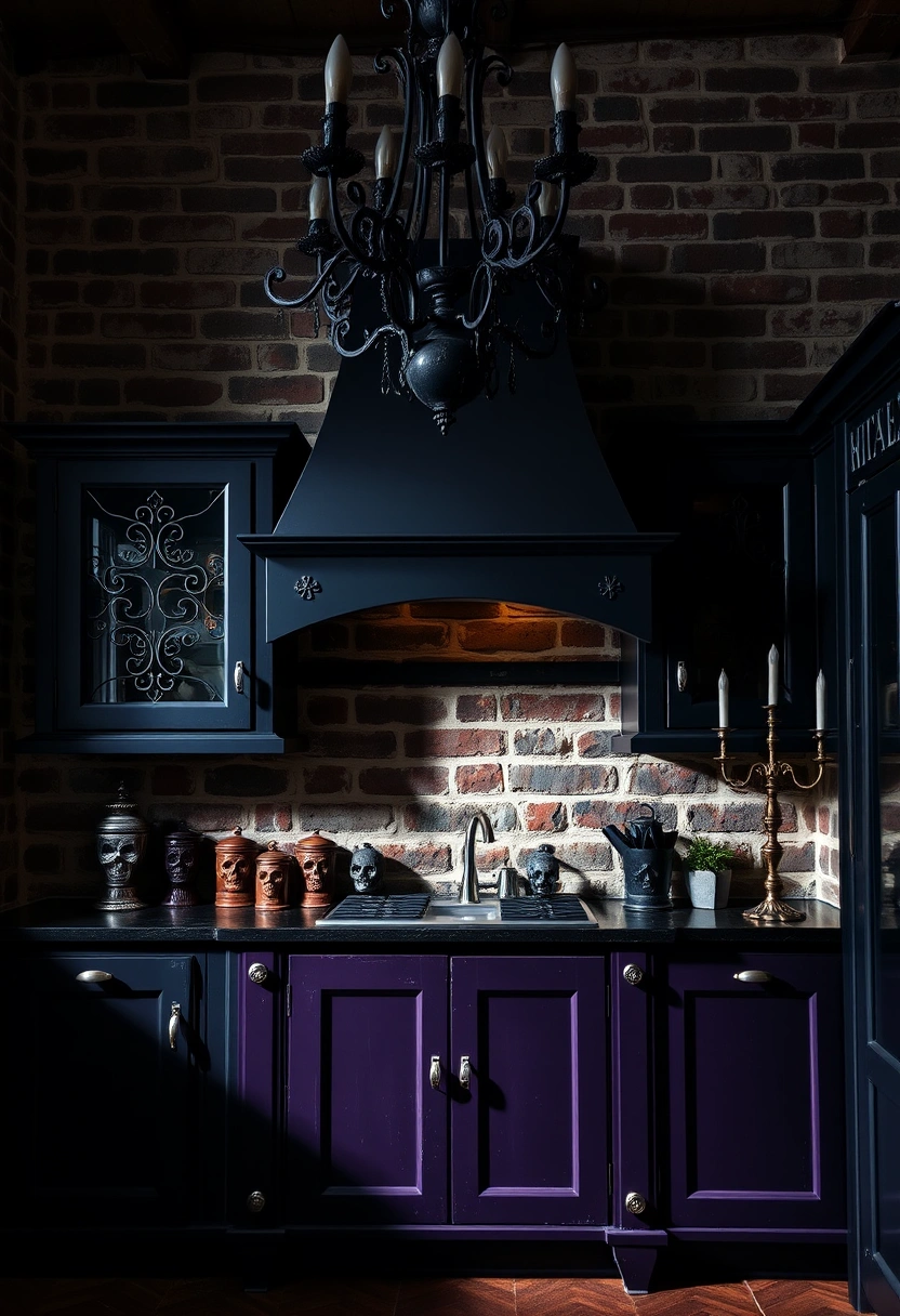 goth kitchen ideas 1