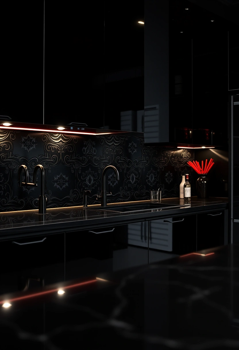 goth kitchen ideas 15