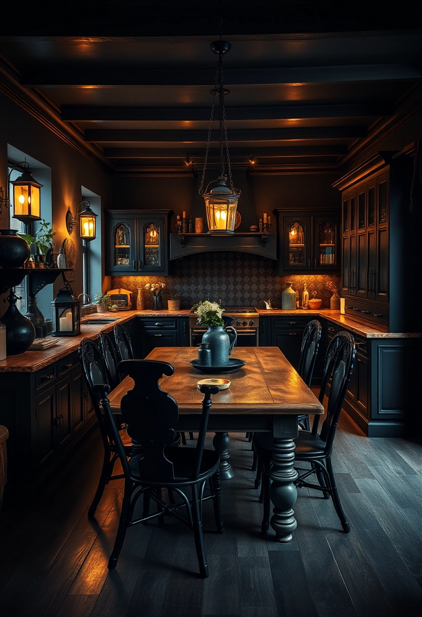 goth kitchen ideas 16