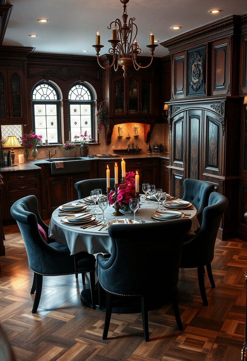 goth kitchen ideas 18