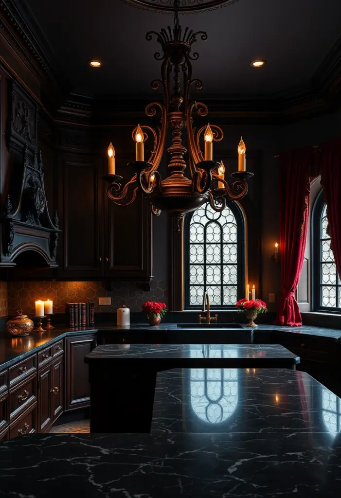 gothic kitchen ideas 1