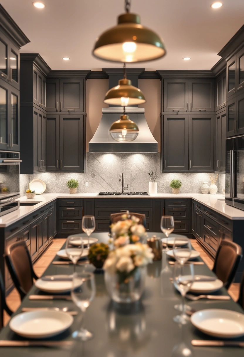 gray kitchen cabinets backsplash ideas 12