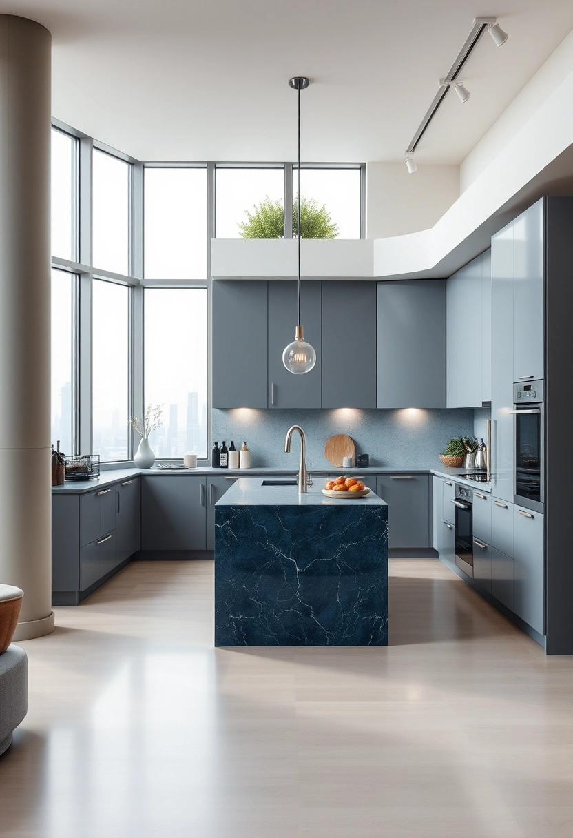 grey and blue kitchen ideas 14