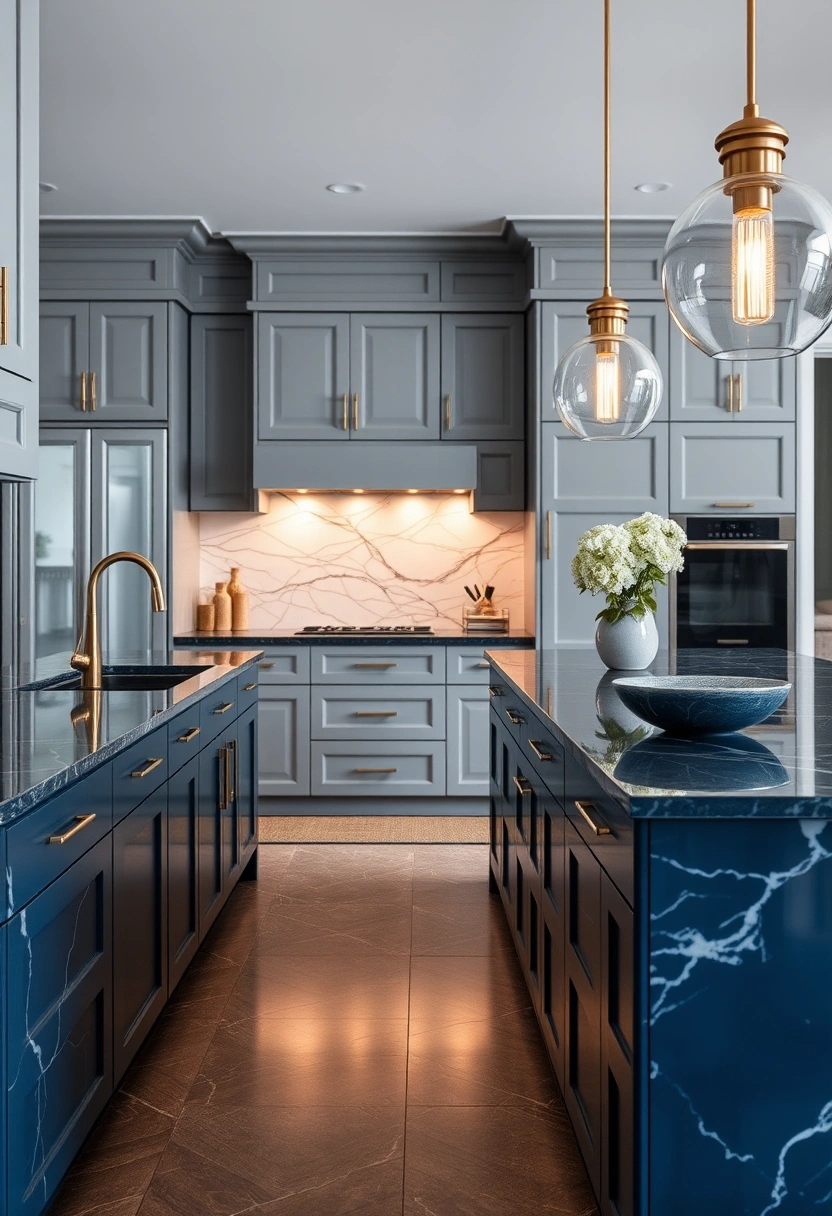 grey and blue kitchen ideas 6