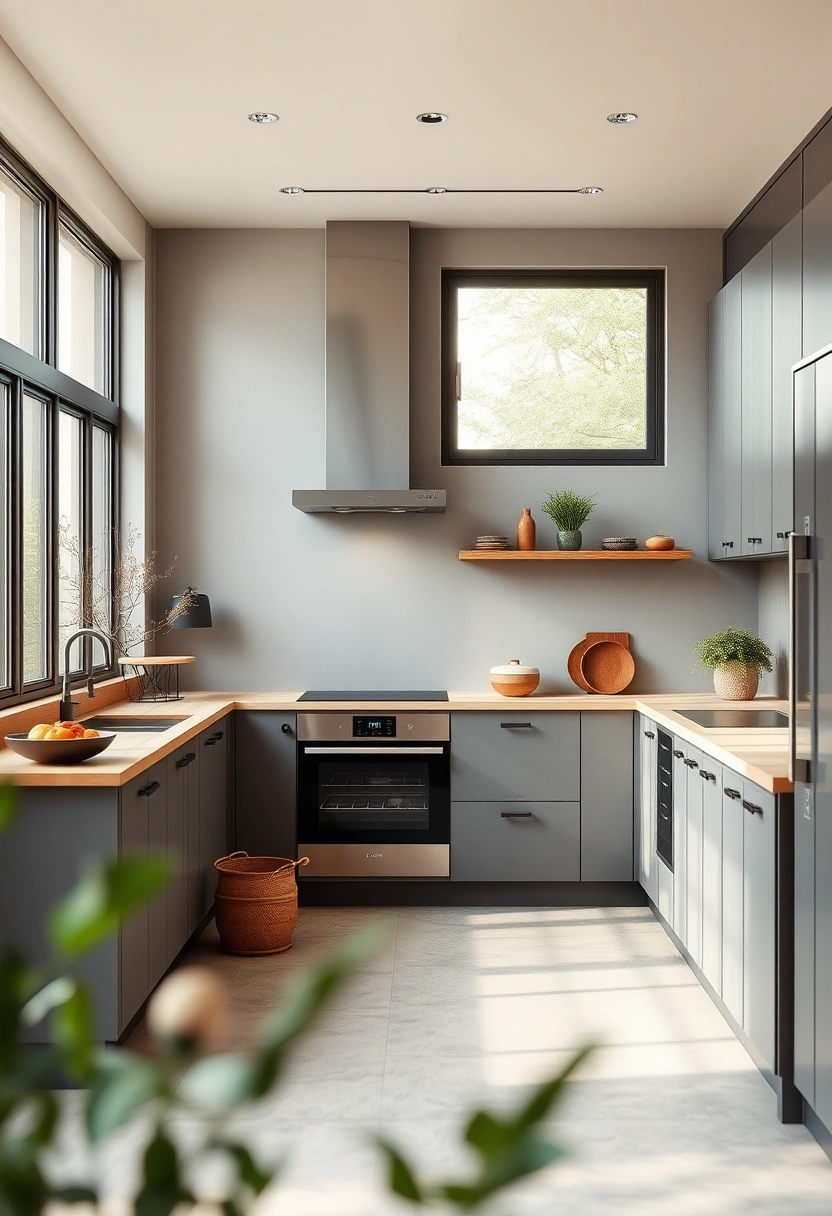 grey kitchen cabinets ideas 13