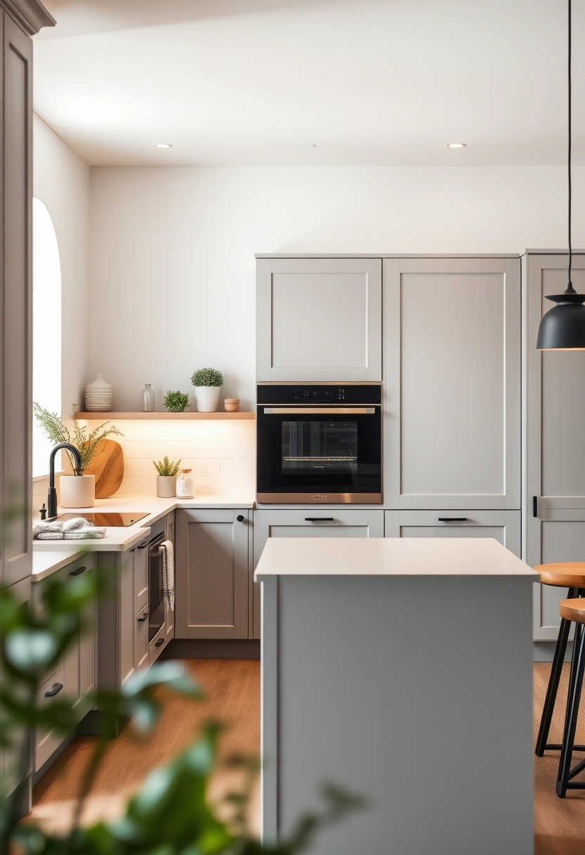 grey kitchen cabinets ideas 7