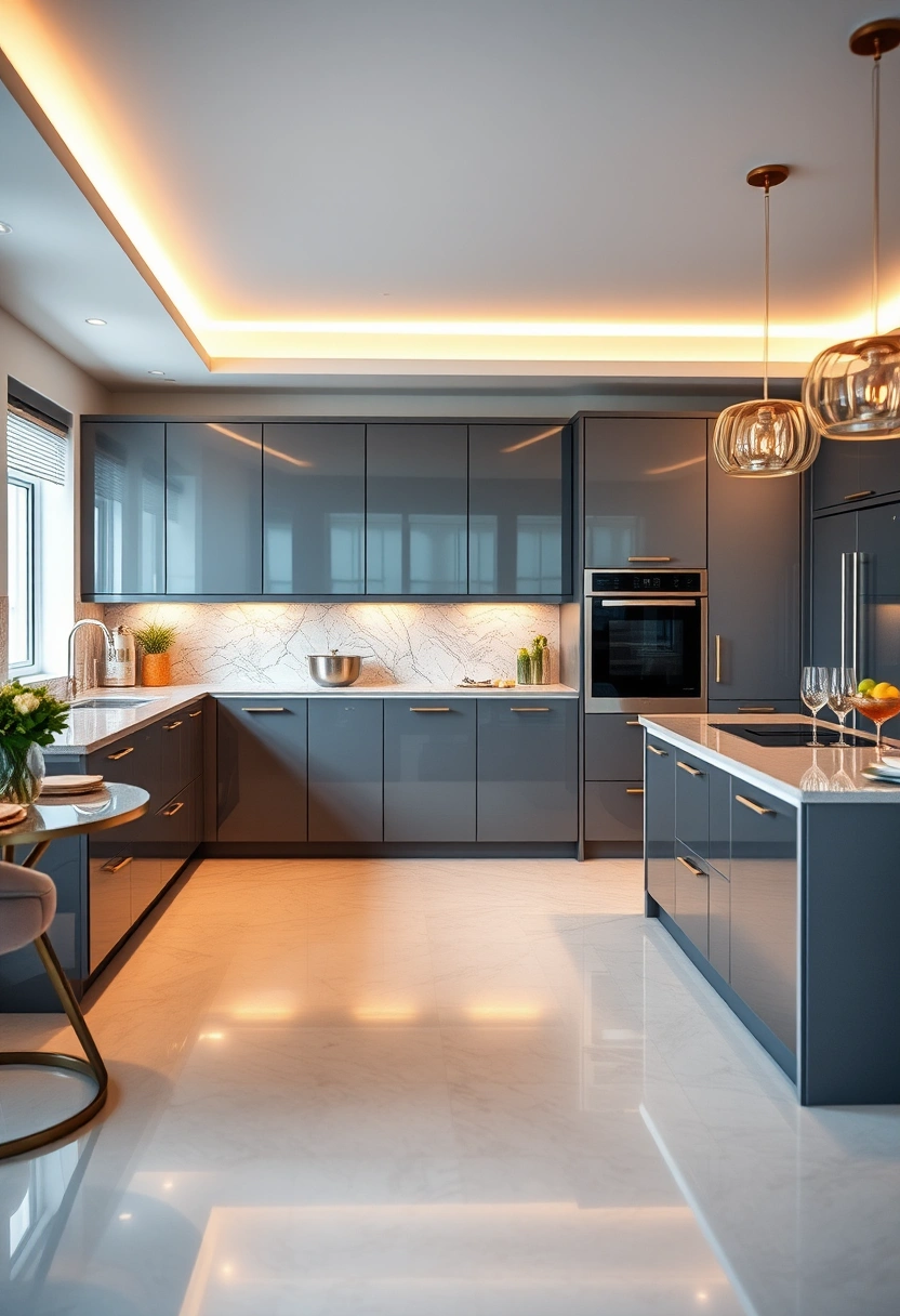 grey kitchen cabinets ideas 8