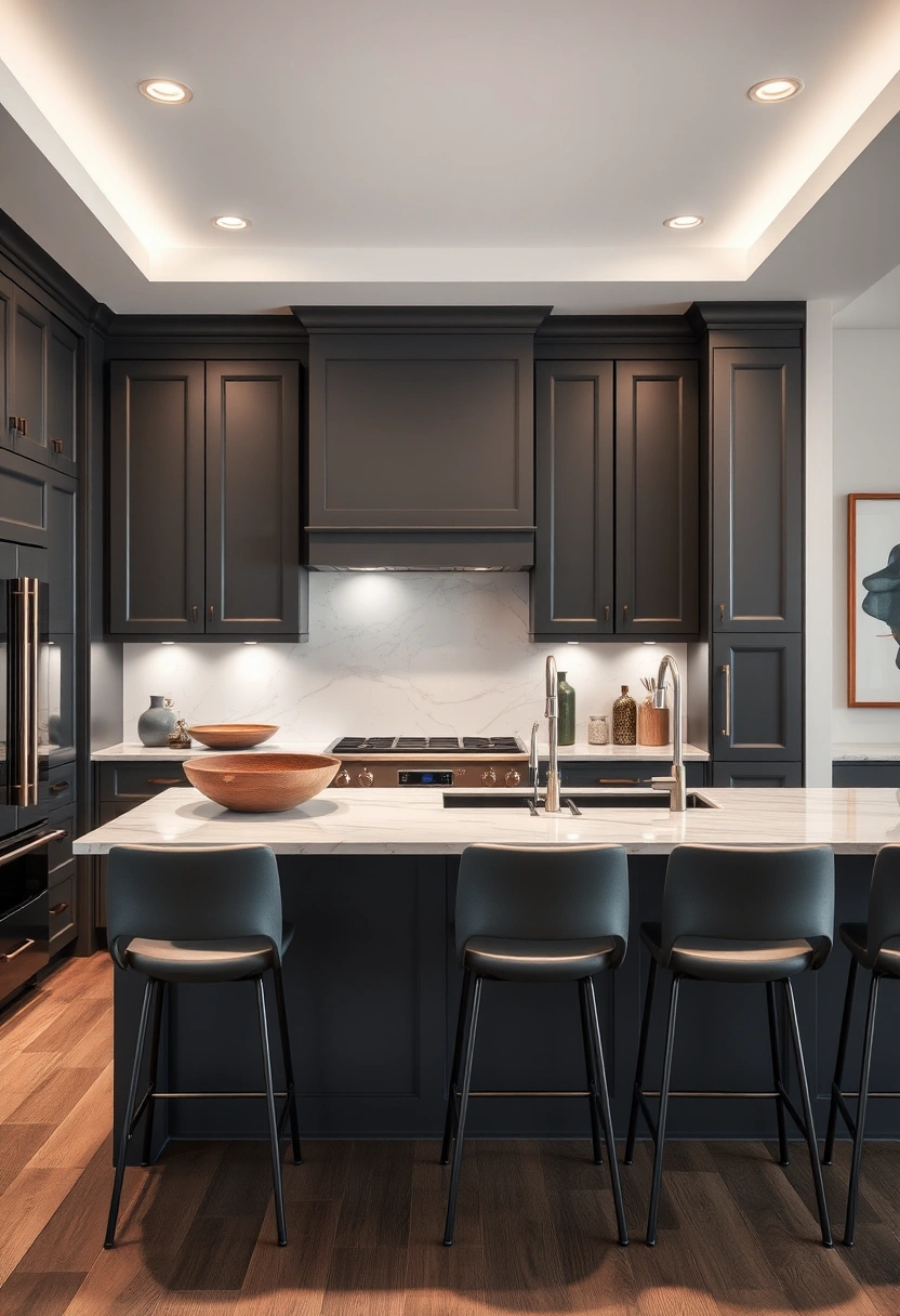 grey kitchen ideas modern gray 11