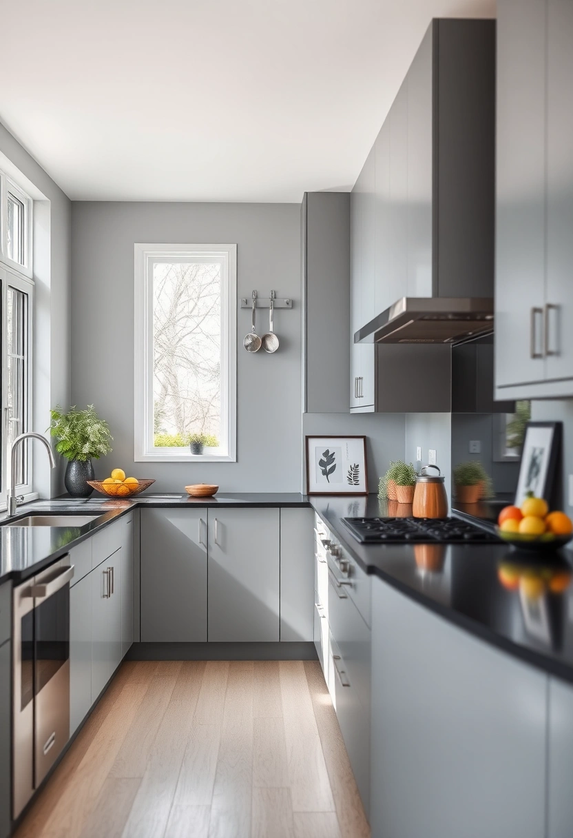 grey kitchen ideas modern gray 13