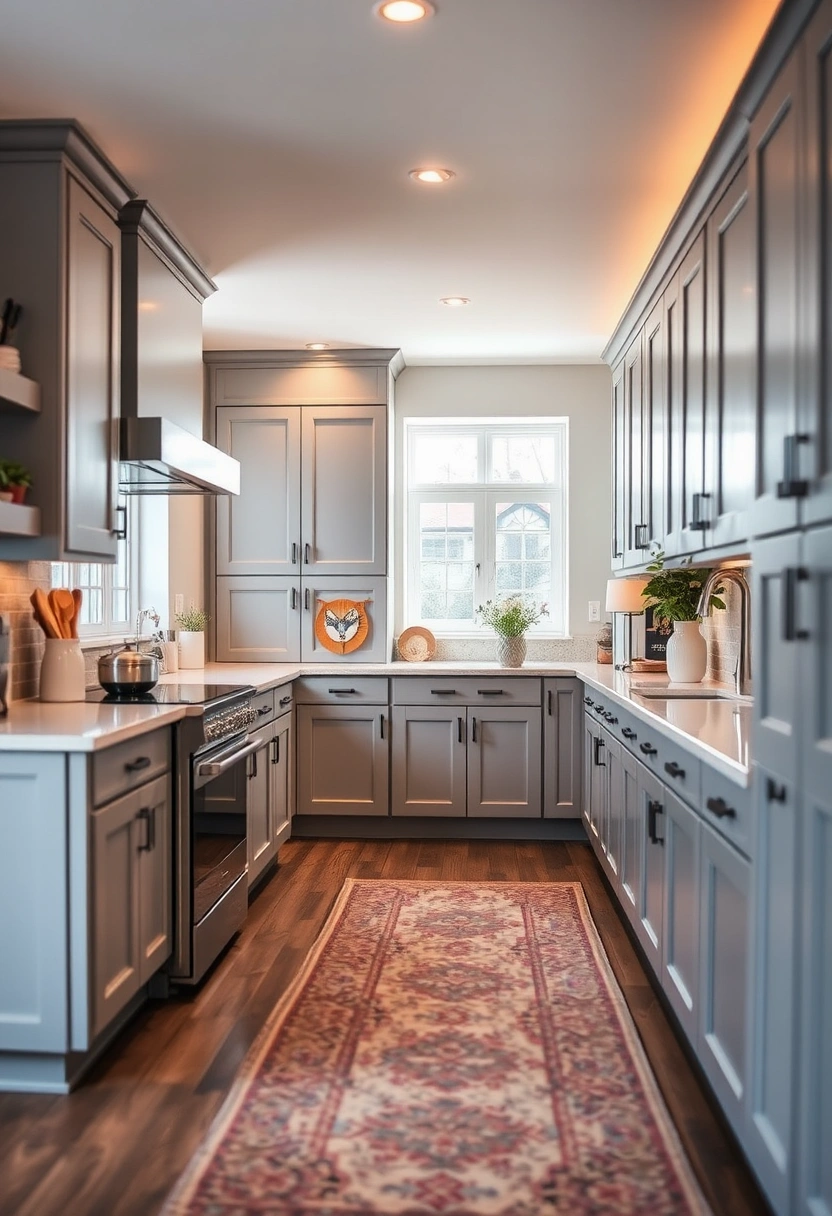 grey kitchen ideas modern gray 14