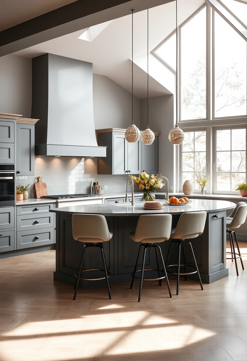 grey kitchen ideas modern gray 17