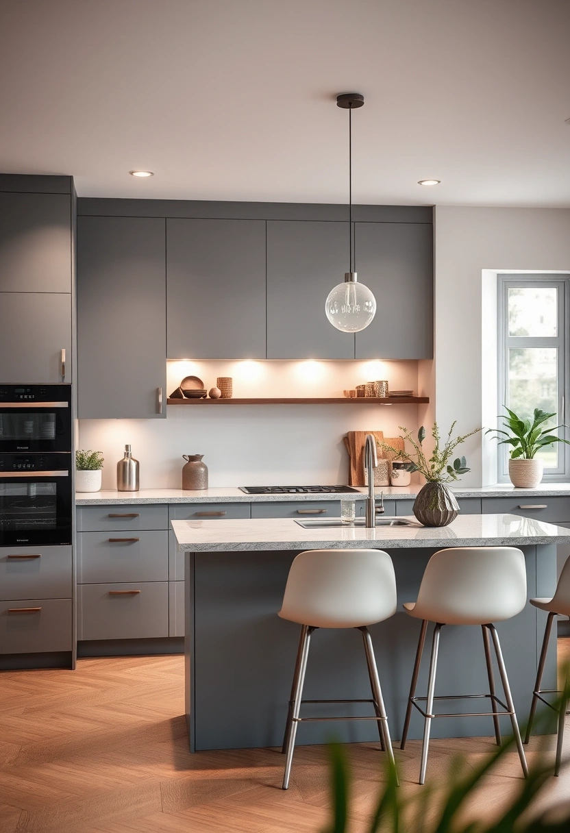 grey kitchen ideas modern gray 18