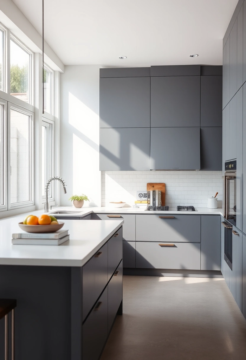 grey kitchen ideas modern gray 19