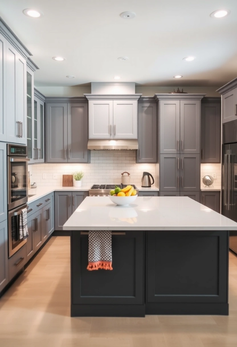 grey kitchen ideas modern gray 2