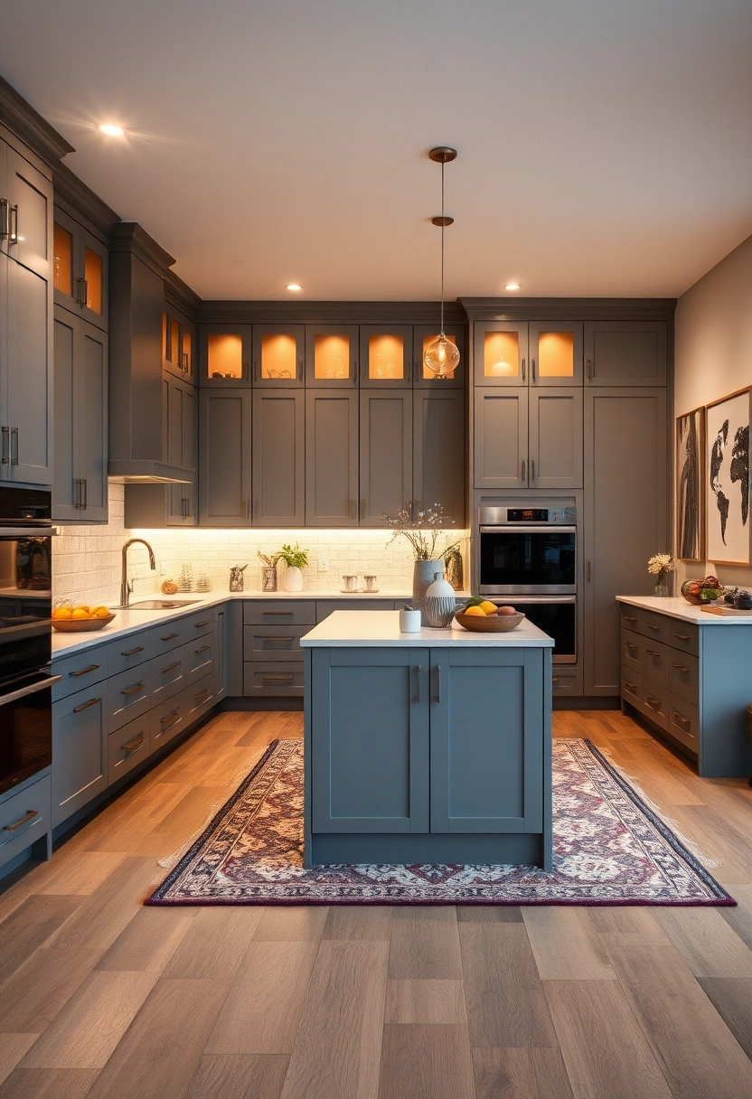 grey kitchen ideas modern gray 4
