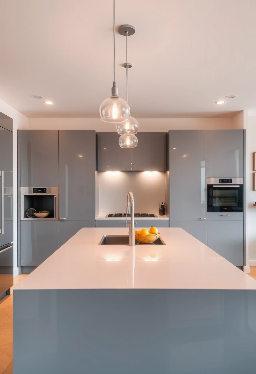 grey kitchen ideas modern gray 8