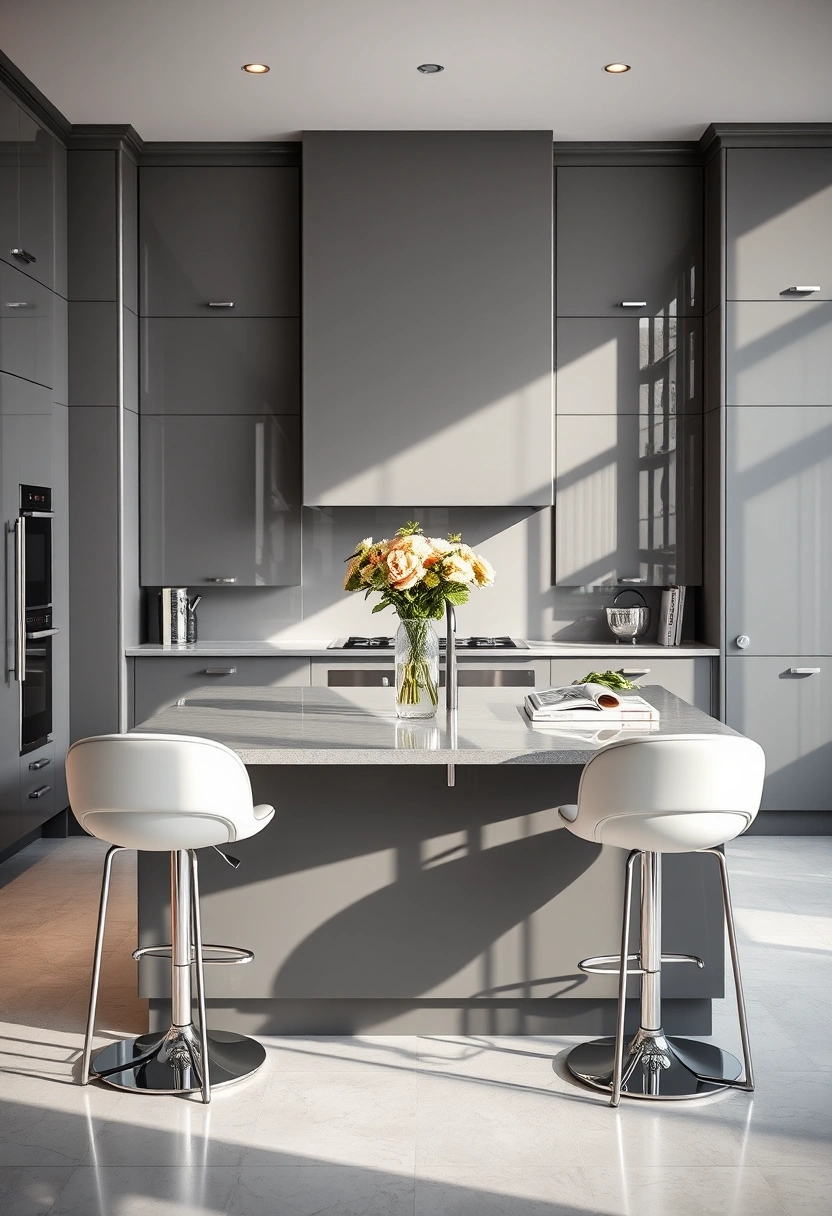 grey kitchen ideas modern gray 9