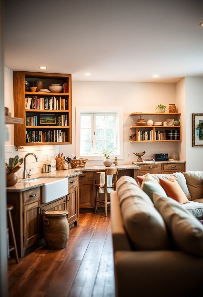 kitchen and living room divider ideas 10