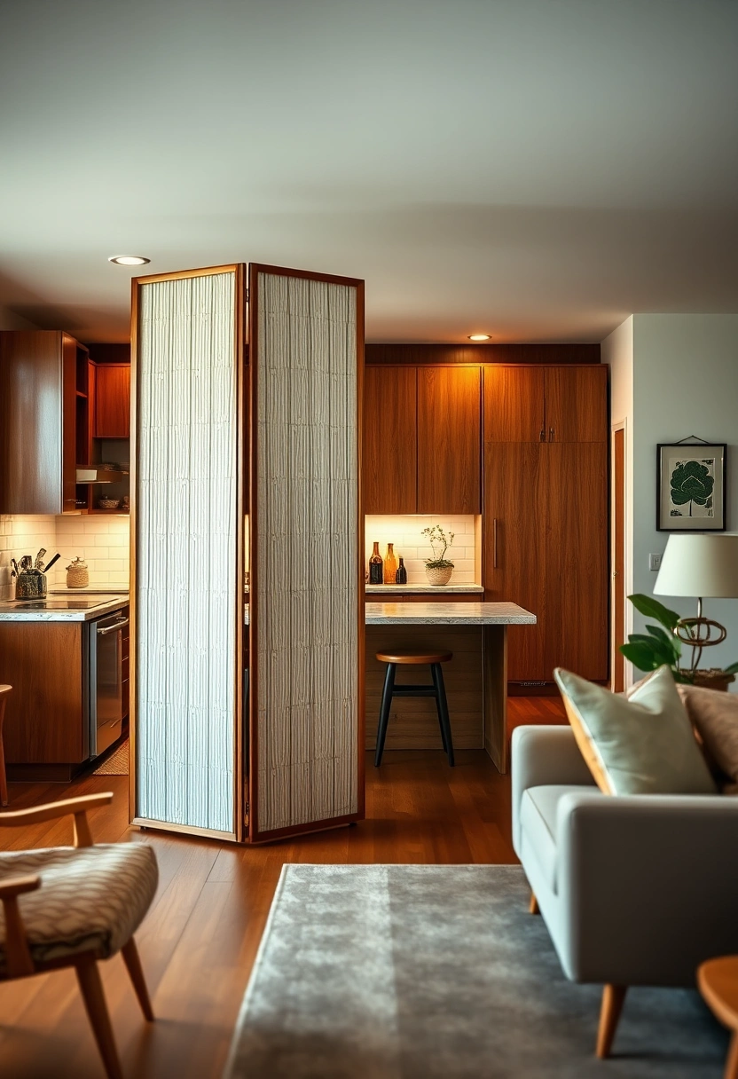 kitchen and living room divider ideas 12