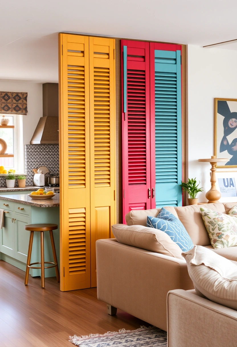 kitchen and living room divider ideas 14