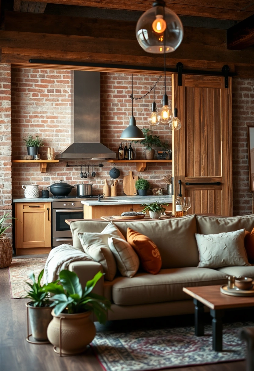 kitchen and living room divider ideas 2
