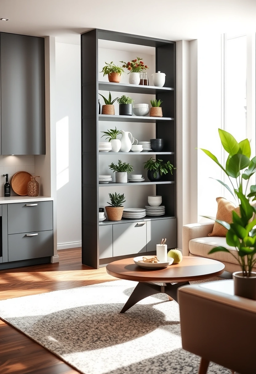 kitchen and living room divider ideas 3