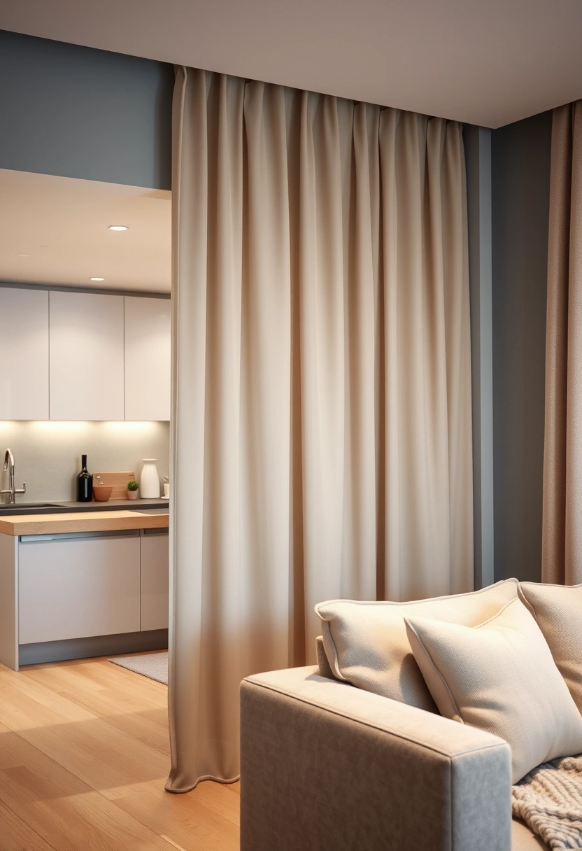 kitchen and living room divider ideas 4