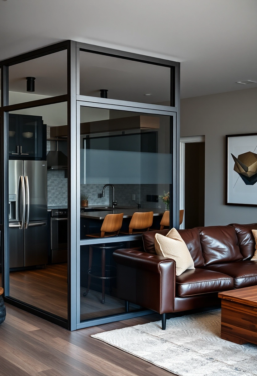 kitchen and living room divider ideas 5