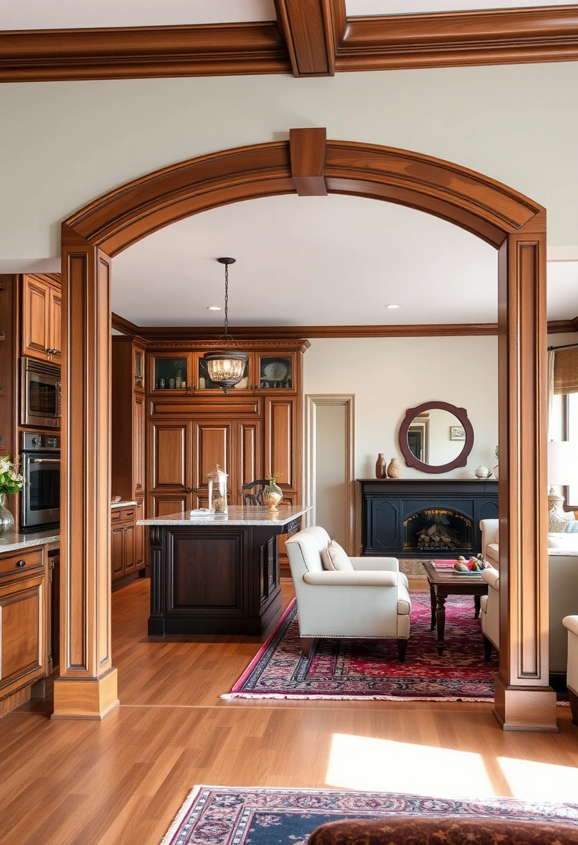 kitchen and living room divider ideas 8