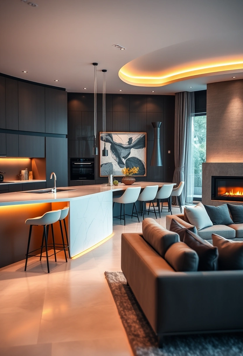 kitchen and living room ideas 19