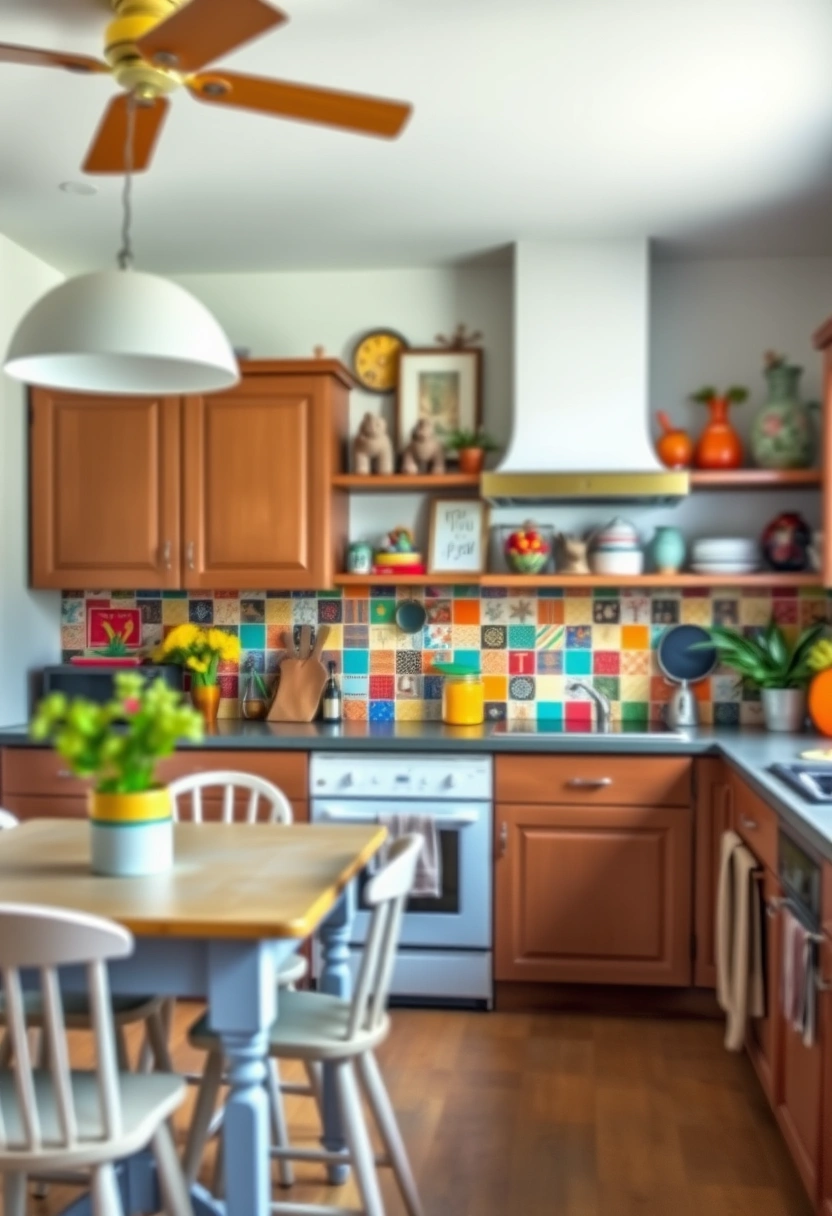 kitchen backsplash ideas brown cabinets 7