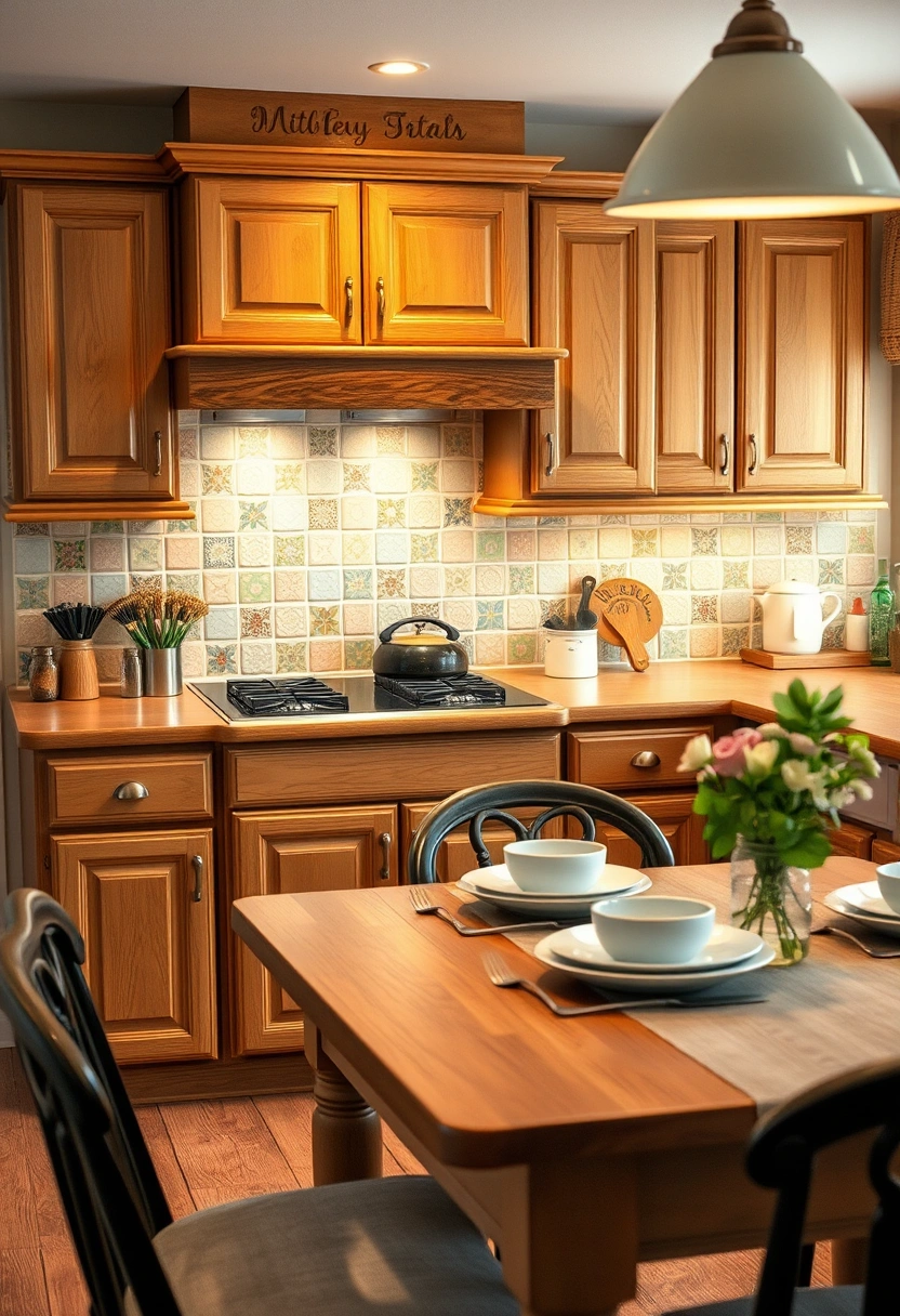 kitchen backsplash ideas oak cabinets 15