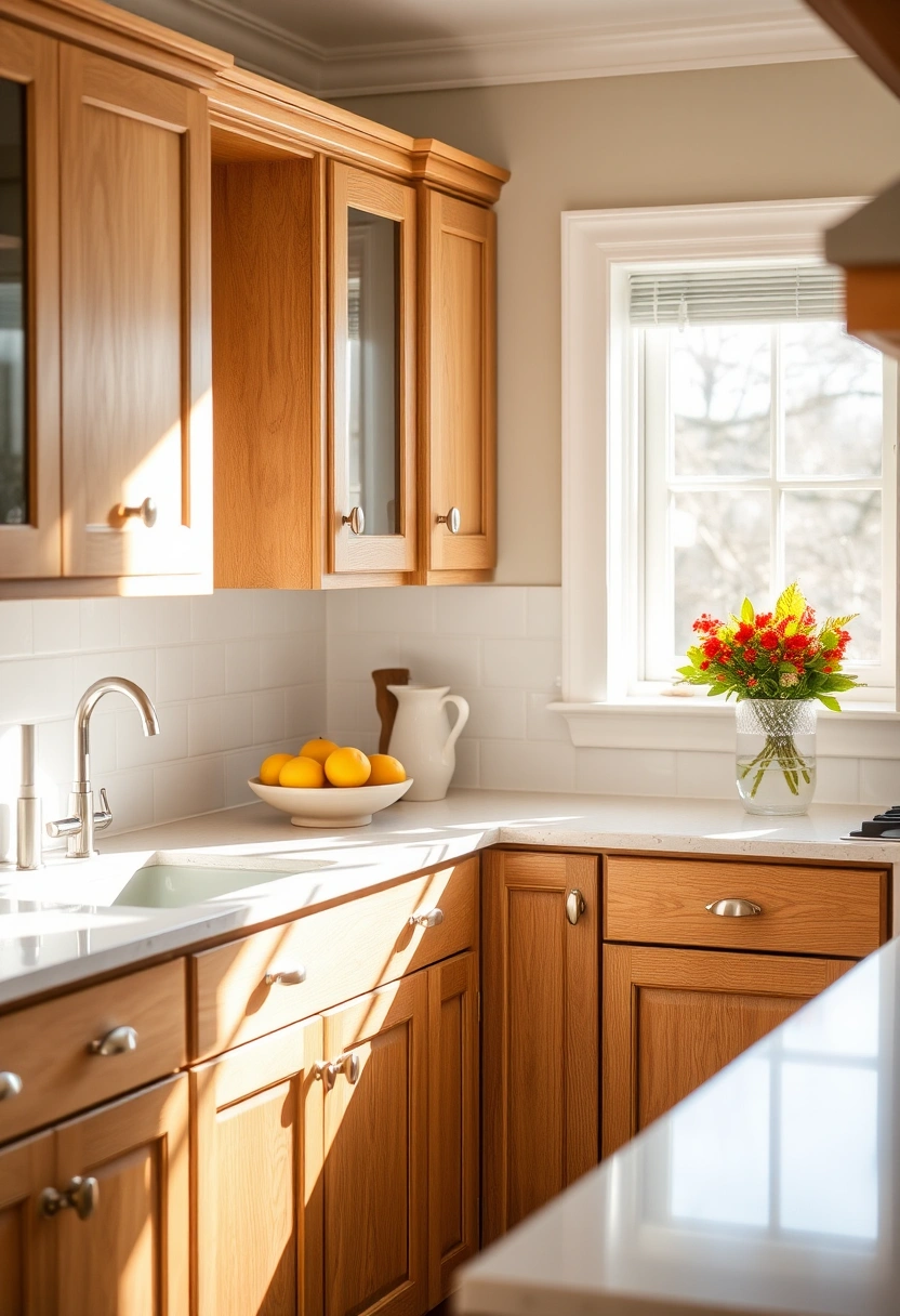 kitchen backsplash ideas oak cabinets 19