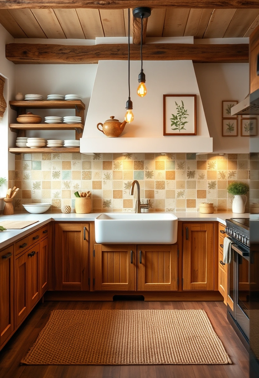 kitchen backsplash ideas oak cabinets 2